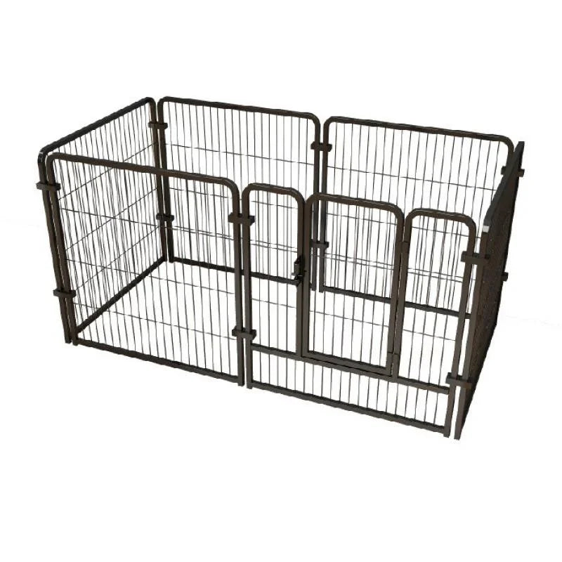 Dog Fence Playpen 4/6 Panels Foldable Puppy Exercise Kennel