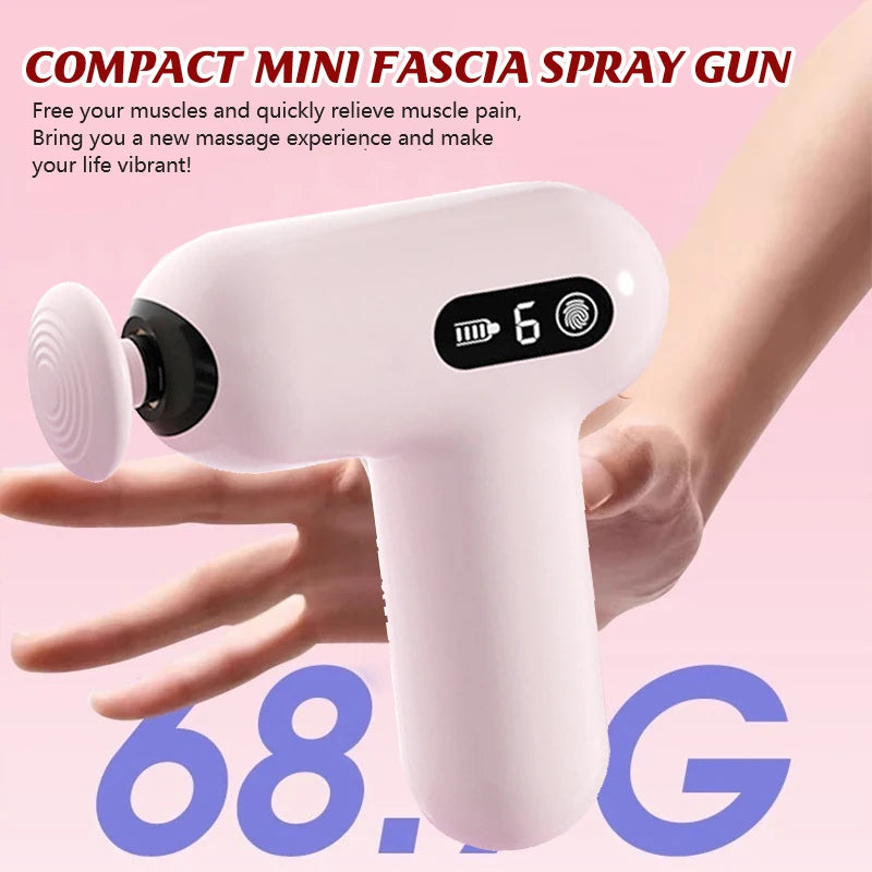Mini Portable Electric Massage Gun Muscle Relaxation And Slimming Fitness Enhancement Compact Muscle Shaping Massager