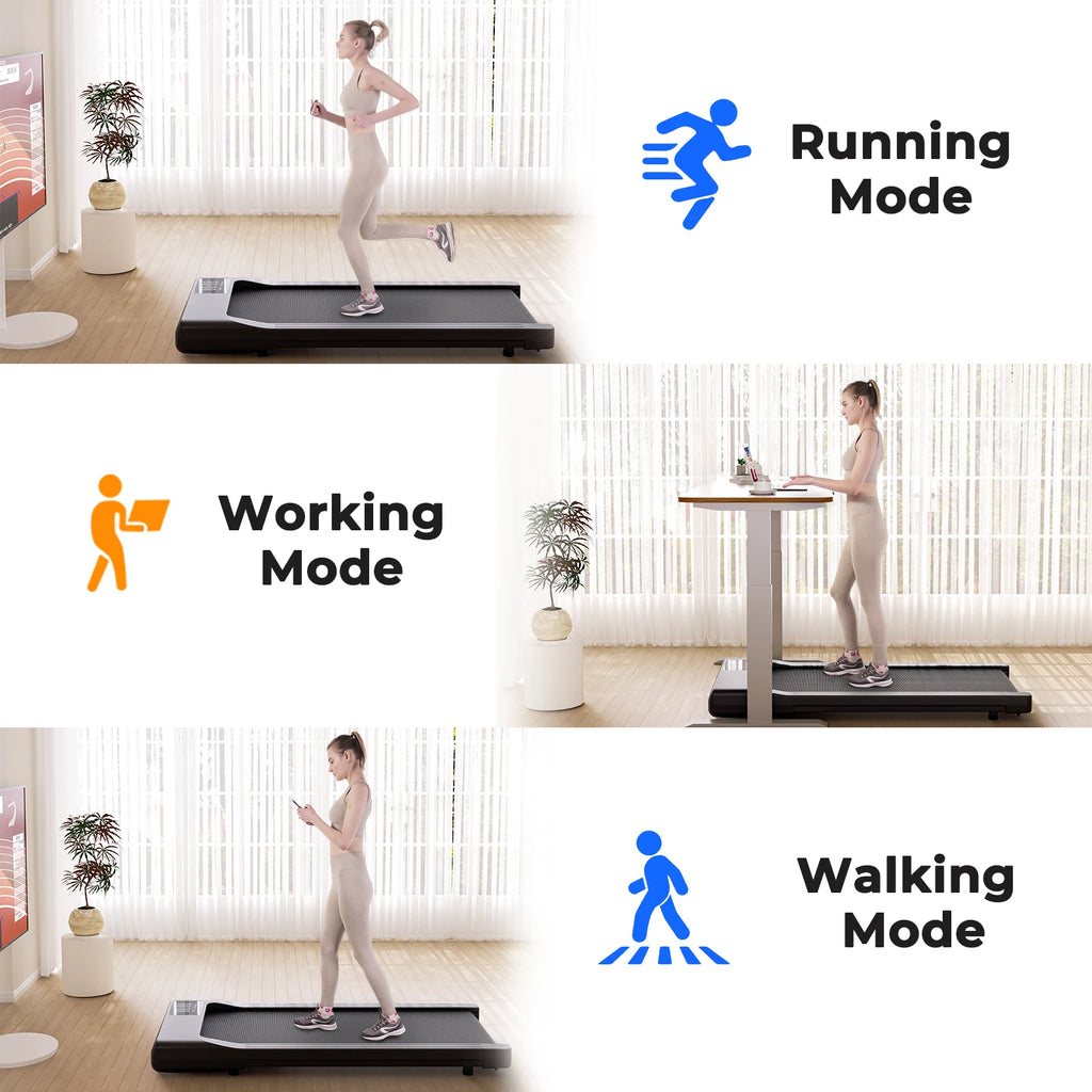 Treadmill 2in1 Treadmills for HomeRemote Control LCD Display Adjustable Speed