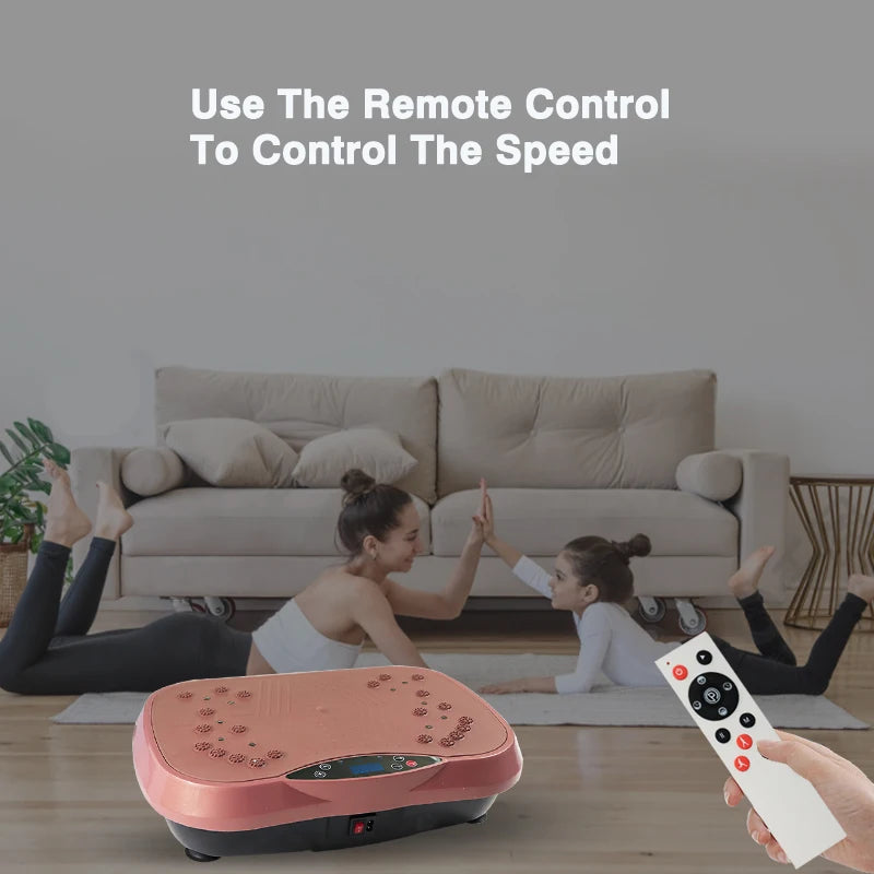 Vibration Plate Exercise Machine Whole Body Workout Vibration Fitness Platform Home Training Equipment for Weight Loss Toning