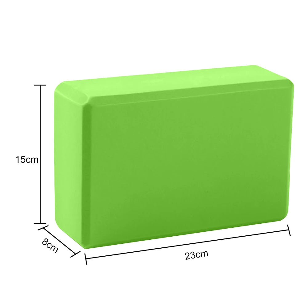 Yoga Building Blocks Cubes Pilates Bricks Reinforcement Sports