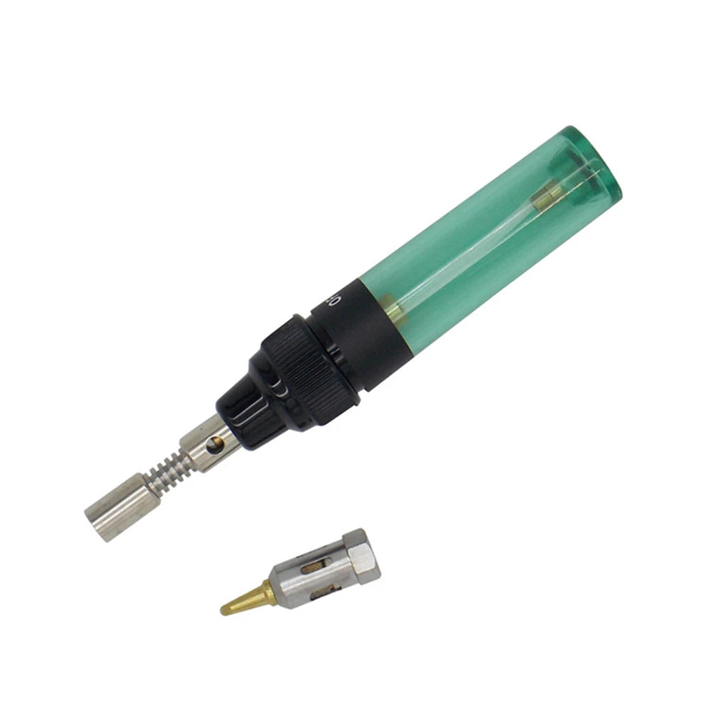 Cordless Butane Soldering Iron Kit Adjustable Flame MT-100 14 in 1