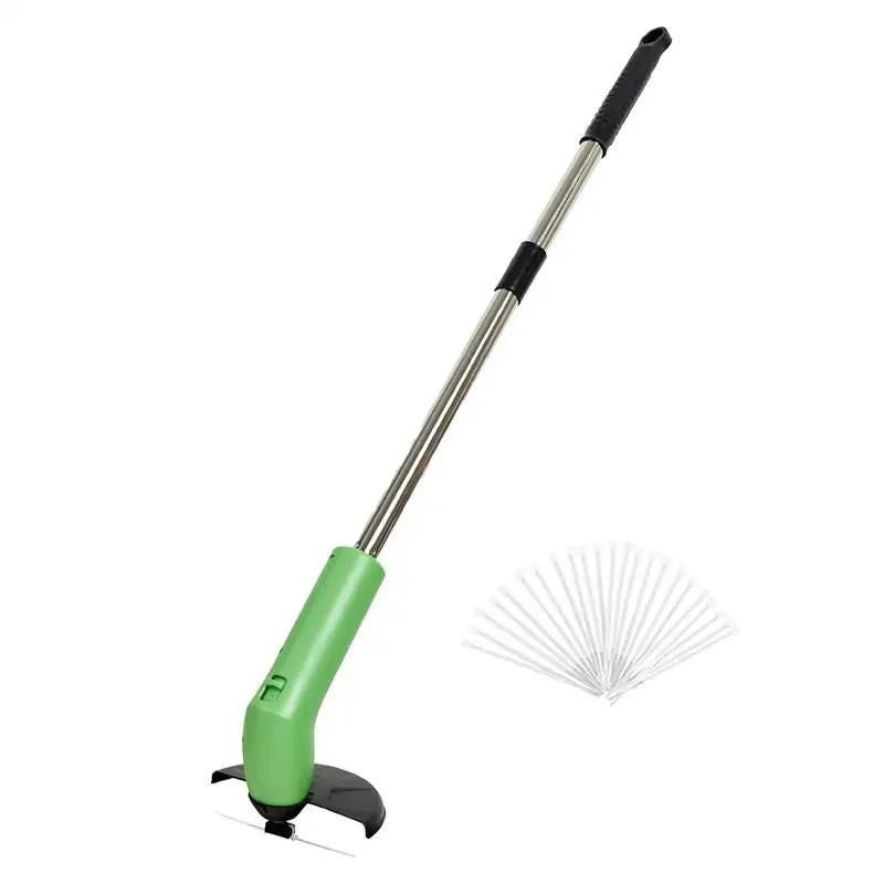 Weed Wacker Weed Eater Cordless with Metal Blade Battery Powered String Trimmer Lightweight Grass Cutter for Garden