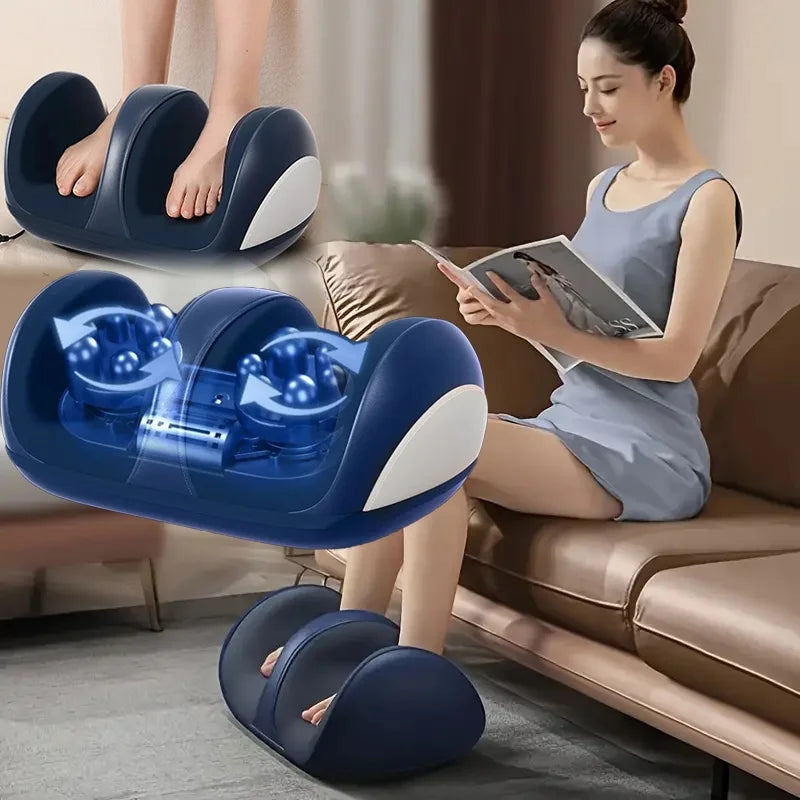 Foot Massager Hot Compress Shiatsu Kneading Leg Roller Kneading Calf Deep