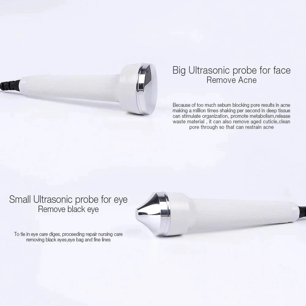 Ultrasonic Facial Beauty Device High Frequency Skin Lifting Tightening Freckle Care Tool for Women Home Face Skin Management