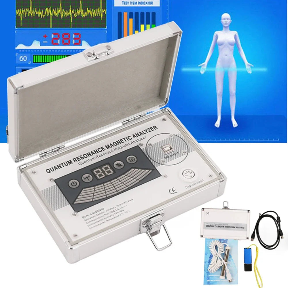 Body Health Analyzer 54 Checking Reports set Portable Testing Healthy Body Machine