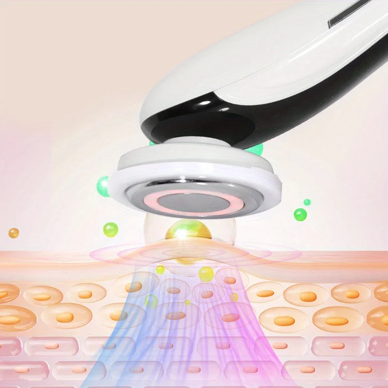 Handheld facial lifting and massage beauty device, electric V-face beauty device,