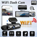 Dash Cam Front and Inside with WiFi 1080P Dual  – Car Camera with IR Night Vision,