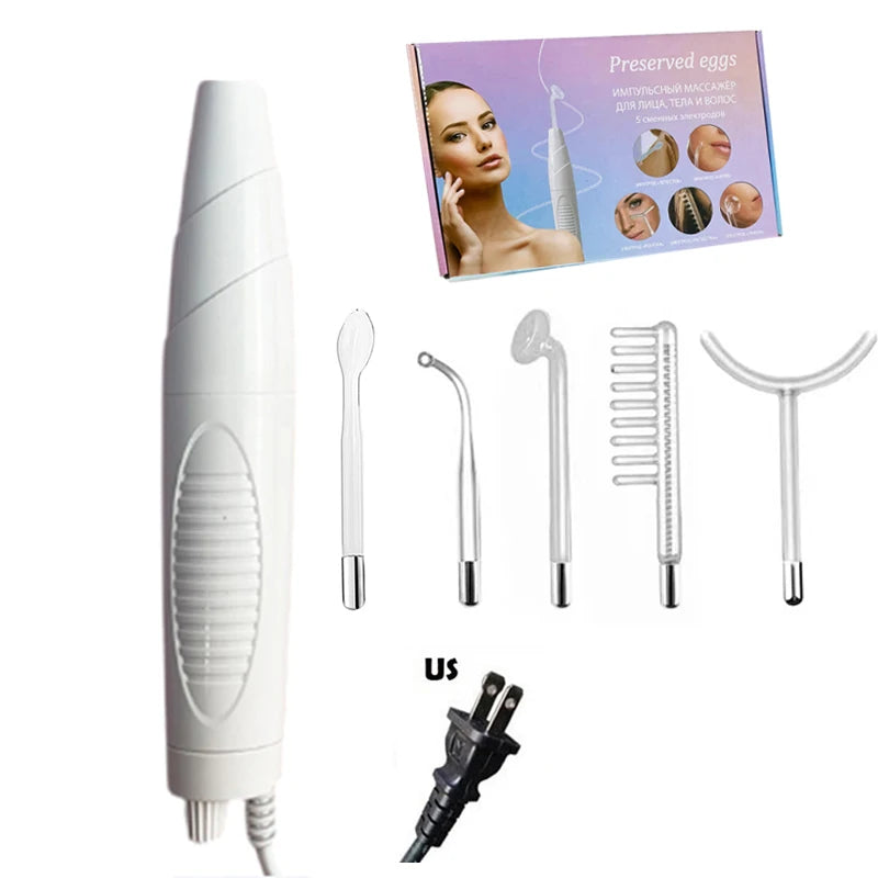 High Frequency 5 in 1  Handheld  Facial Skin Therapy Wand