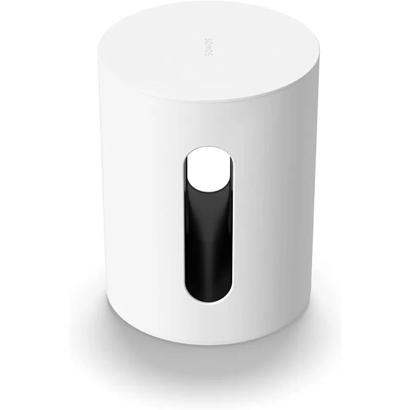 Compact Wireless Subwoofer Speakers Sub Mini - White
