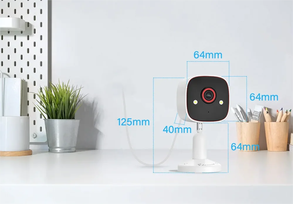 Outdoor/Indoor Security Cameras 2K HD Wireless WiFi Color Night Vision IP66 Waterproof