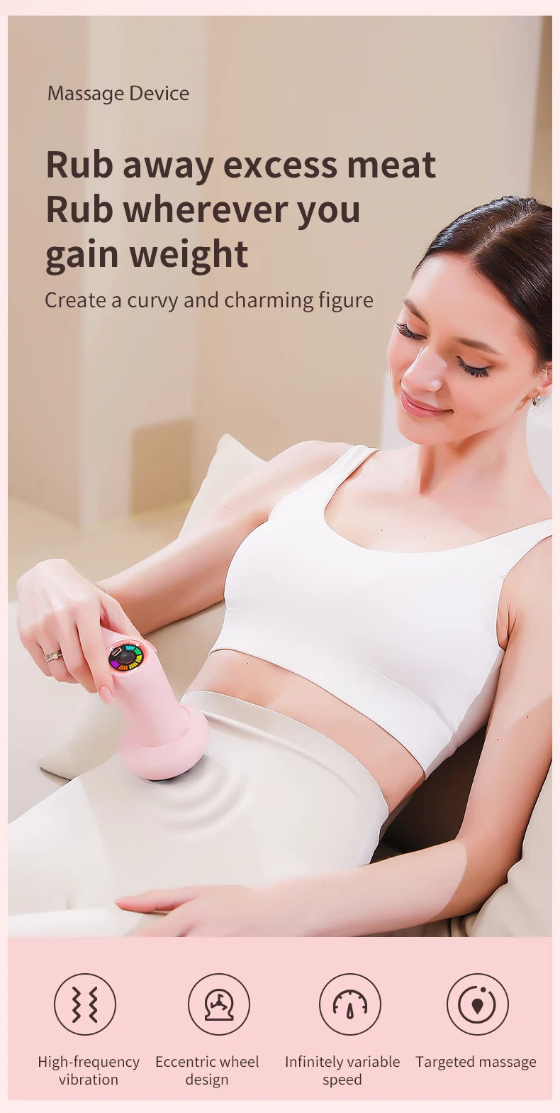 Cordless Electric Body Sculpting Massager – Handheld Cellulite & Muscle Relief Device
