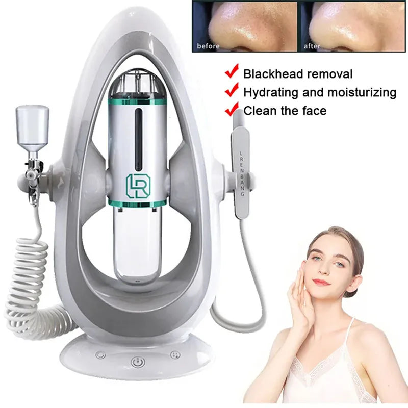 Dermabrasion Facial Cleaning Oxygen Instrument Hydra Aqua Suction Blackhead