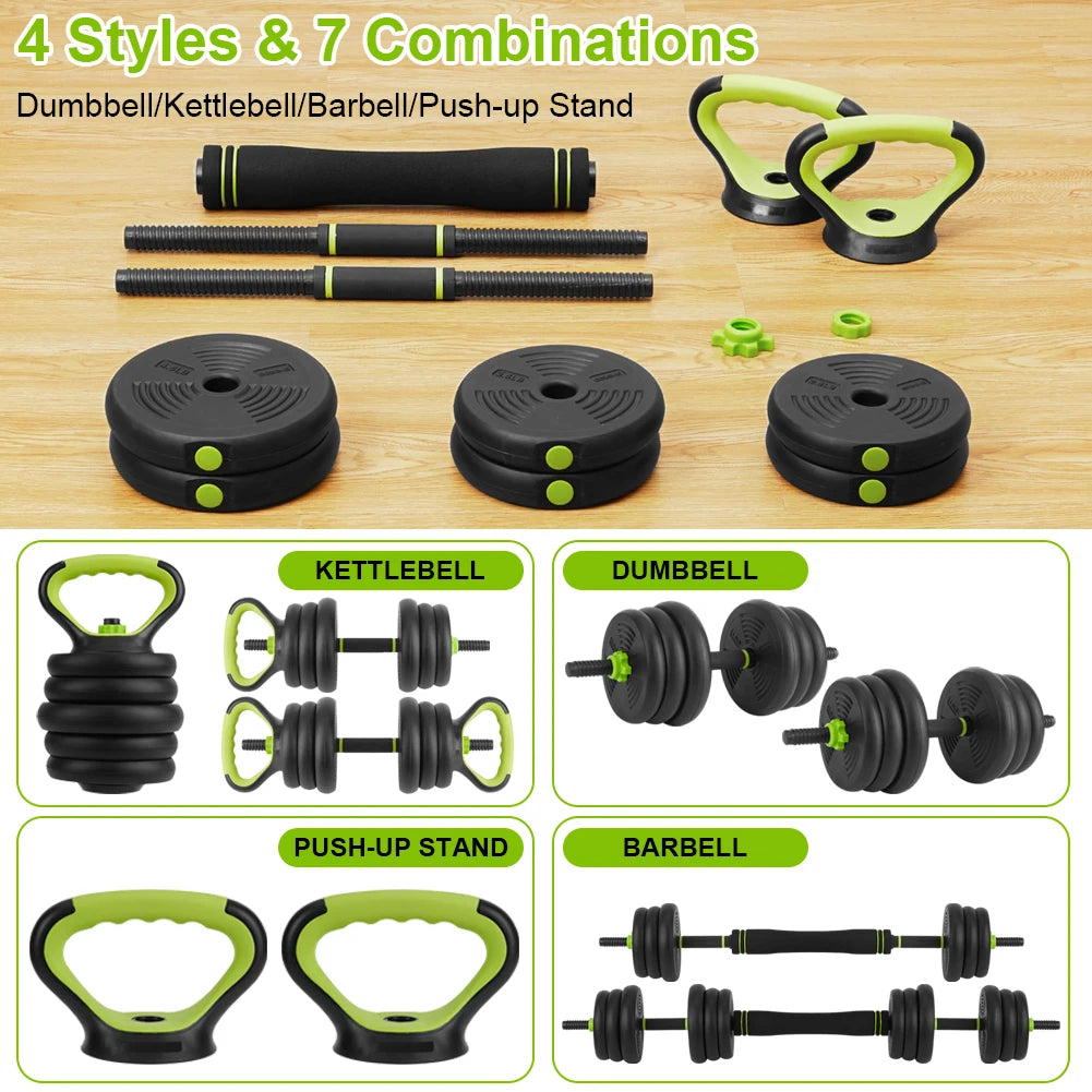 Adjustable Dumbbells 44/66/88Lbs Free Weight Set with Connector