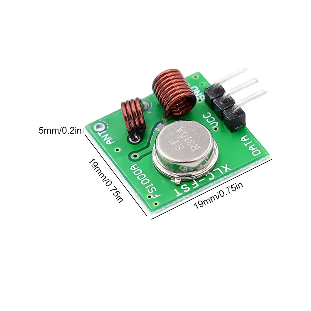 Transmitter Receiver Module 315/433MHz RF Wireless Remote