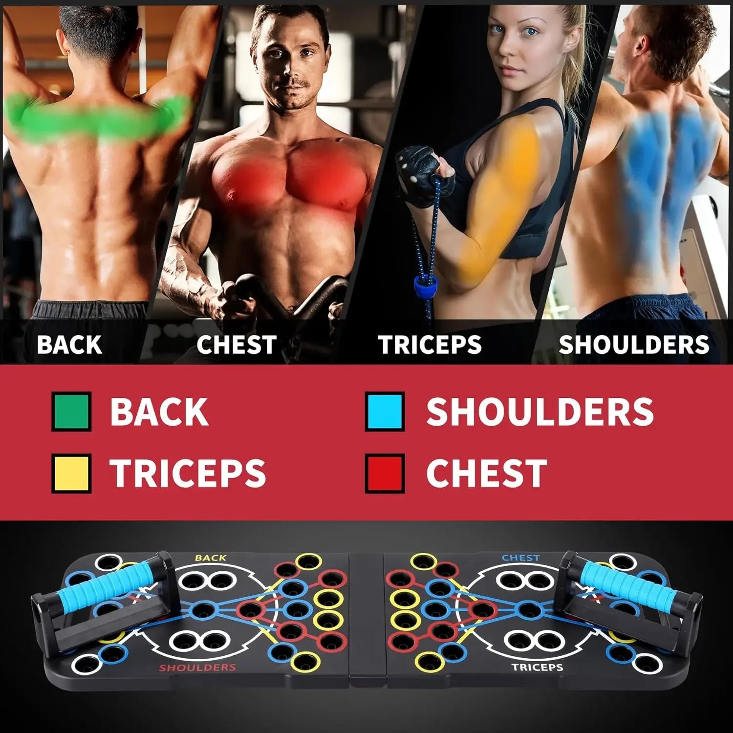 Push Up Exercise Chest Support Board, Multifunctional