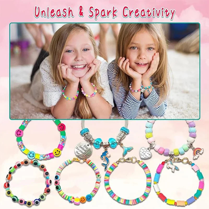3400PCS Beads & Charms Jewelry Making Kit – DIY Friendship Bracelet Set