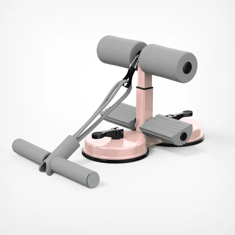 Sit up assist device, home fitness equipment, abdominal compression device, suction cup type multifunctional exercise equipment
