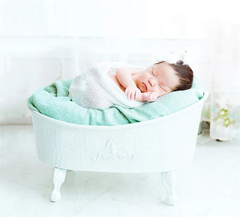 Photography Props Newborn  Baby Photo Props Wrought Iron Bathtub