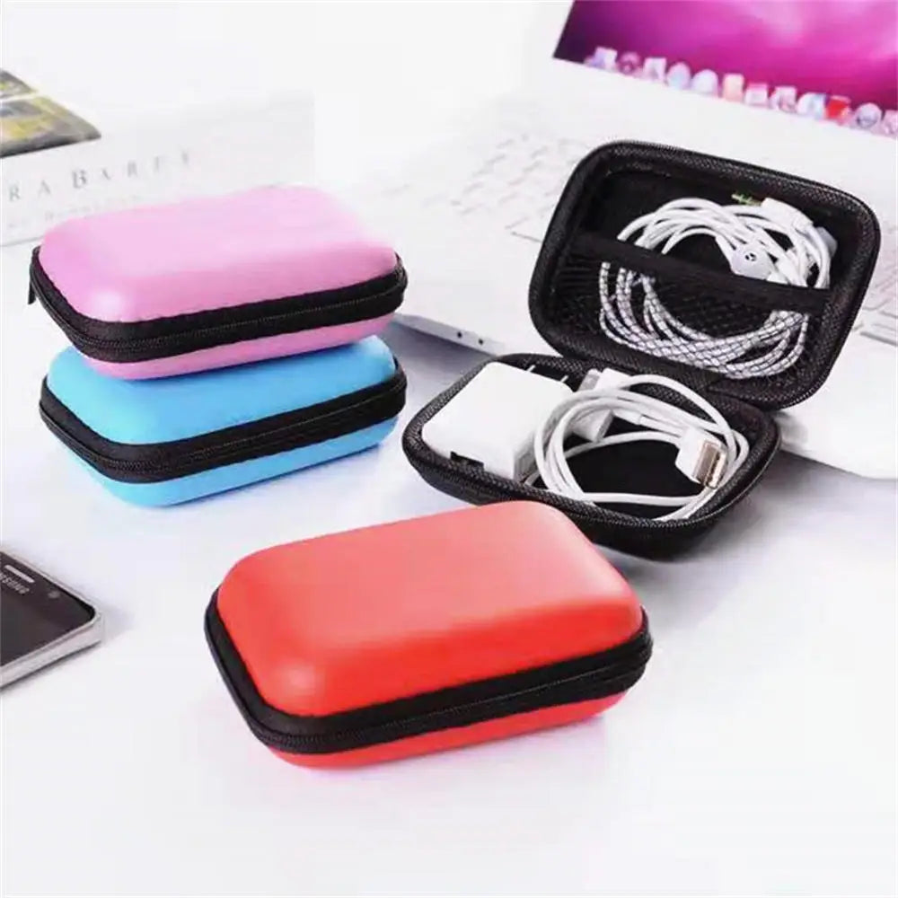 Travel Storage Bag Charging Case For Earphone