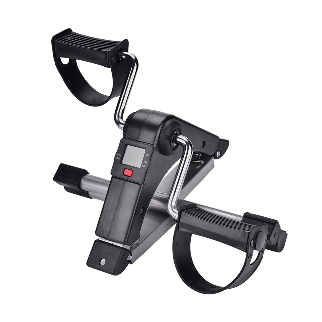 Cycling Pedal Exerciser Indoor Folding Cycling Trainer Cycle Pedal Fitness Exerciser Leg Workout Cycle Trainer Exercise