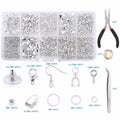 Jewelry Making Supplies Kit with Jewelry Making Tools Earring Charms Jewelry Wires