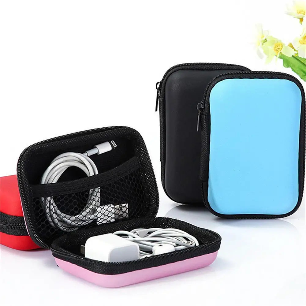 Travel Storage Bag Charging Case For Earphone