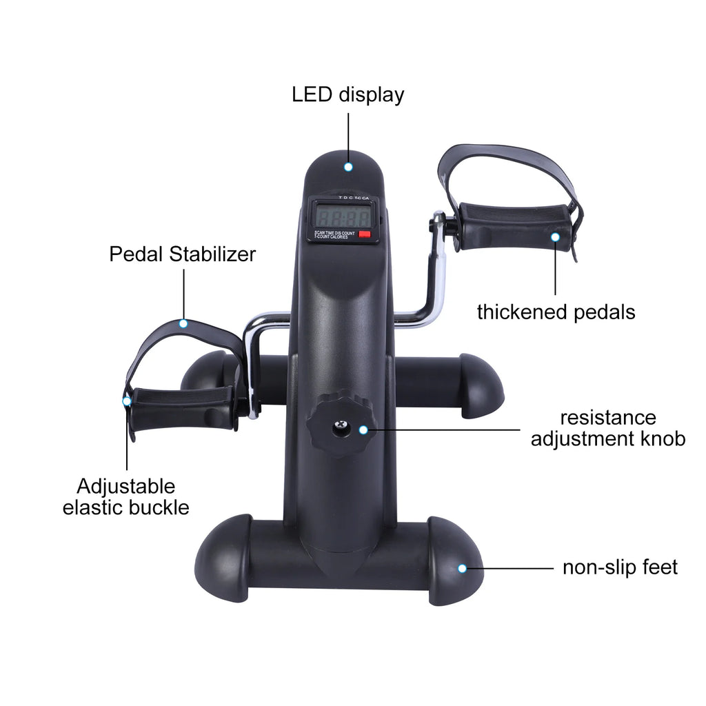 Stepper Exercise Bike LCD Screen Portable Multi-Function