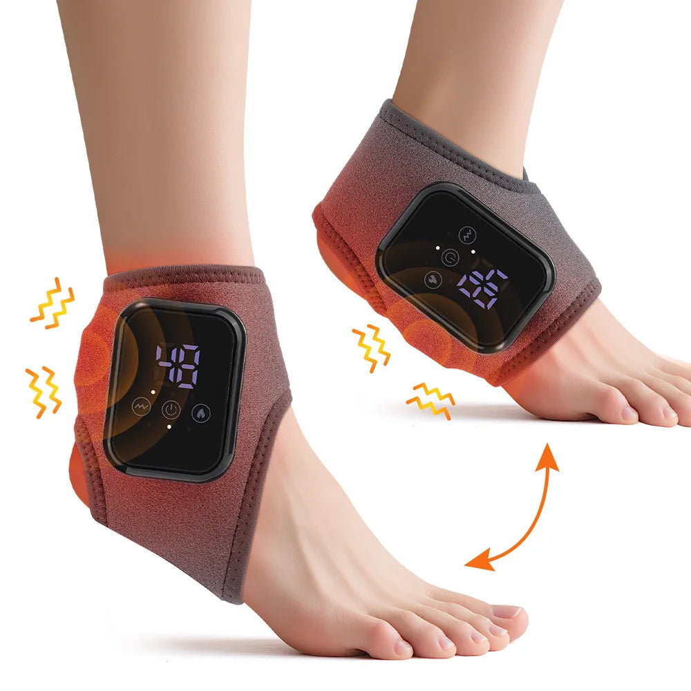 Smart Heated Ankle & Foot Massager with Temperature Control