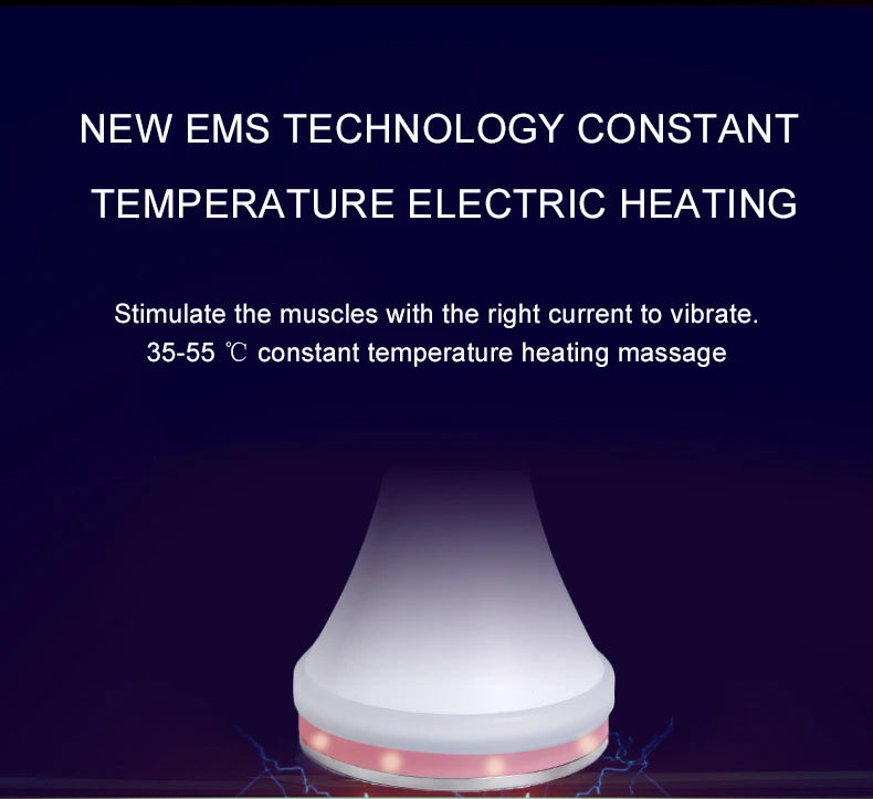 Electronic muscle massager constant temperature heating micro electric massager