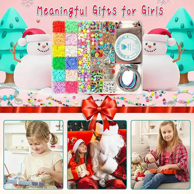 3400PCS Beads & Charms Jewelry Making Kit – DIY Friendship Bracelet Set