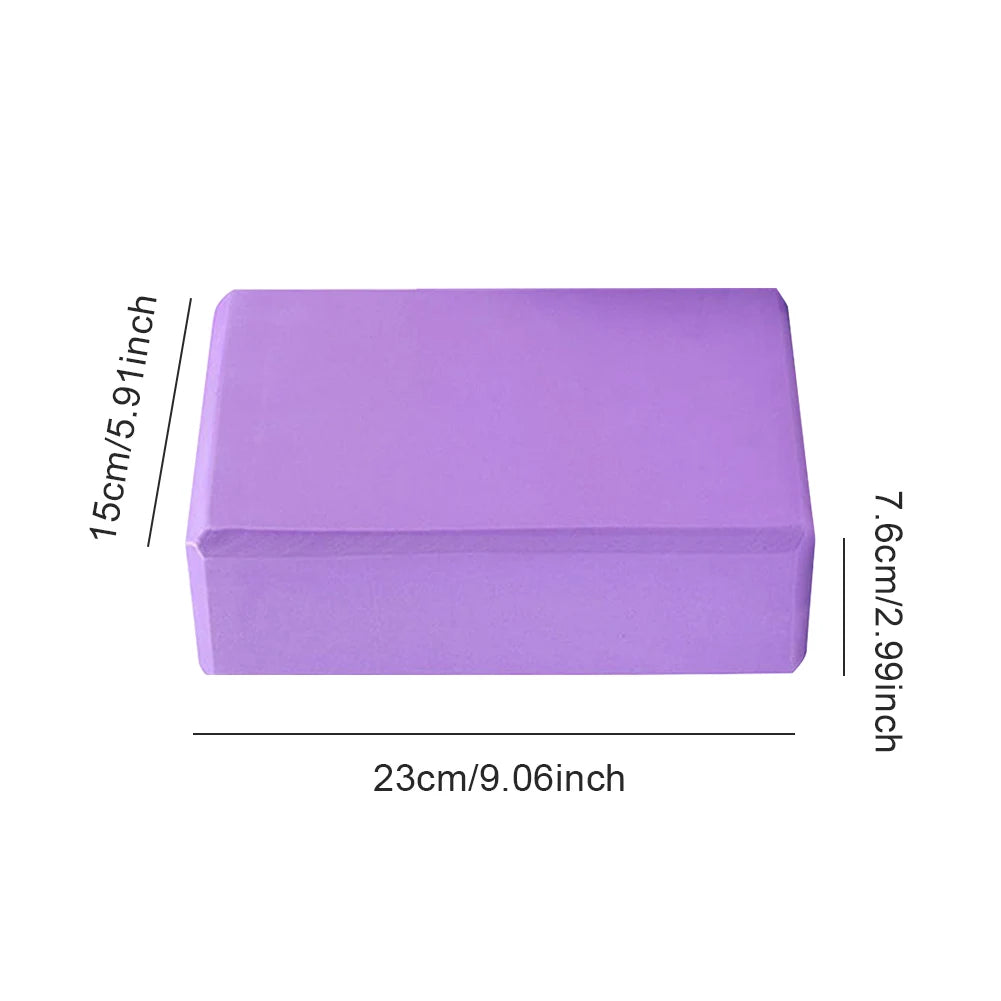 Yoga Building Blocks Cubes Pilates Bricks Reinforcement Sports
