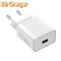 4-Port USB-C PD Fast Charger with Quick Charge 3.0, Multi-Device Wall