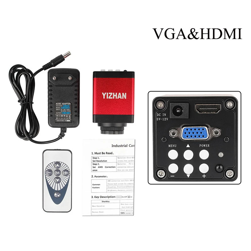 HD Digital Microscope For Soldering 60MP 48MP 13MP 4K HDMI USB