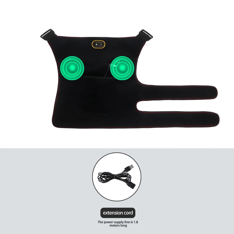 Hip Thigh Massager - 3-Gear Heat & Vibration, Relieves Muscle Soreness