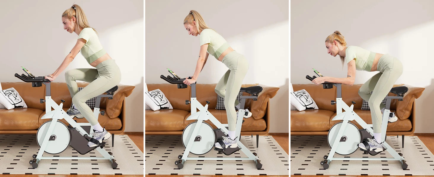 Exercise Bike, 32-Level Magnetic Resistance Stationary Bikes for Home