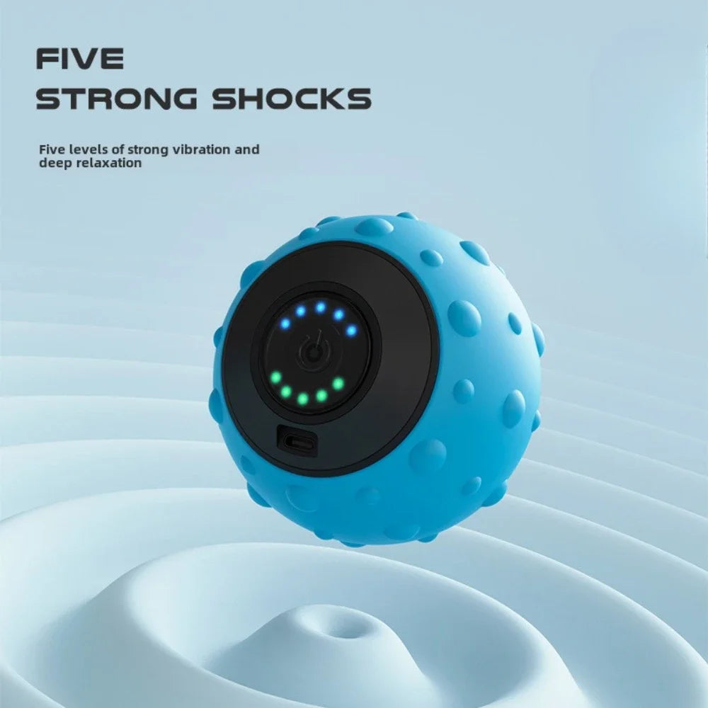 Vibrating Massage Ball Electric Fascia Ball for Foot and Back Muscle