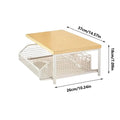Kitchen Storage Rack Standing Shelf with Drawer for Fruits Vegetables Microwave Oven Pots Dishes Spices Organizer Home Apartment