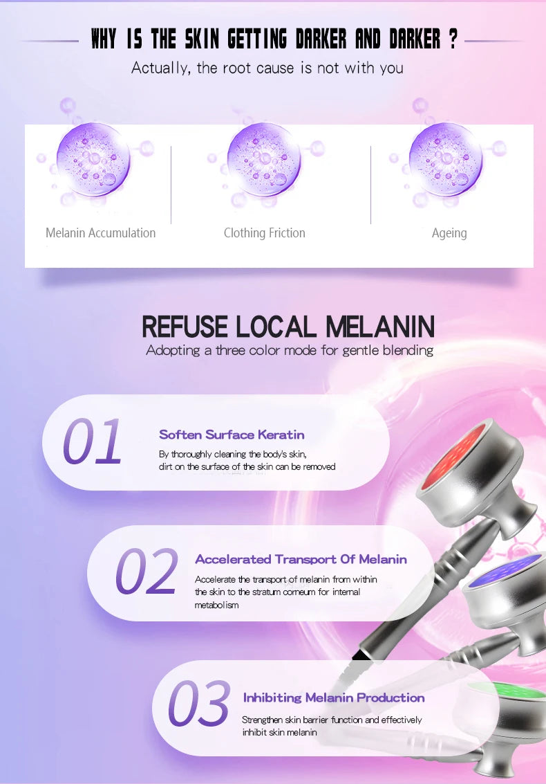 Electric Light Wave Vacuum Beauty Device with LED Panel for Body Care Skin Appearance Smoothing Firm Feel Personal Home Salon
