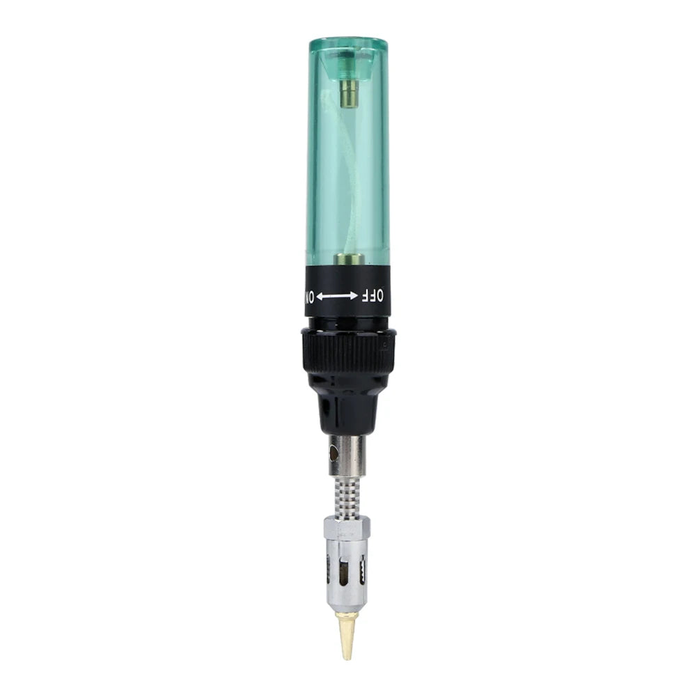 Cordless Butane Soldering Iron Kit Adjustable Flame MT-100 14 in 1