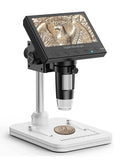 Digital Microscope  EDM4 4.3" LCD  for Electronic 1000x Coin Magnifier Repair Microscope with LED Lights for PC Windows
