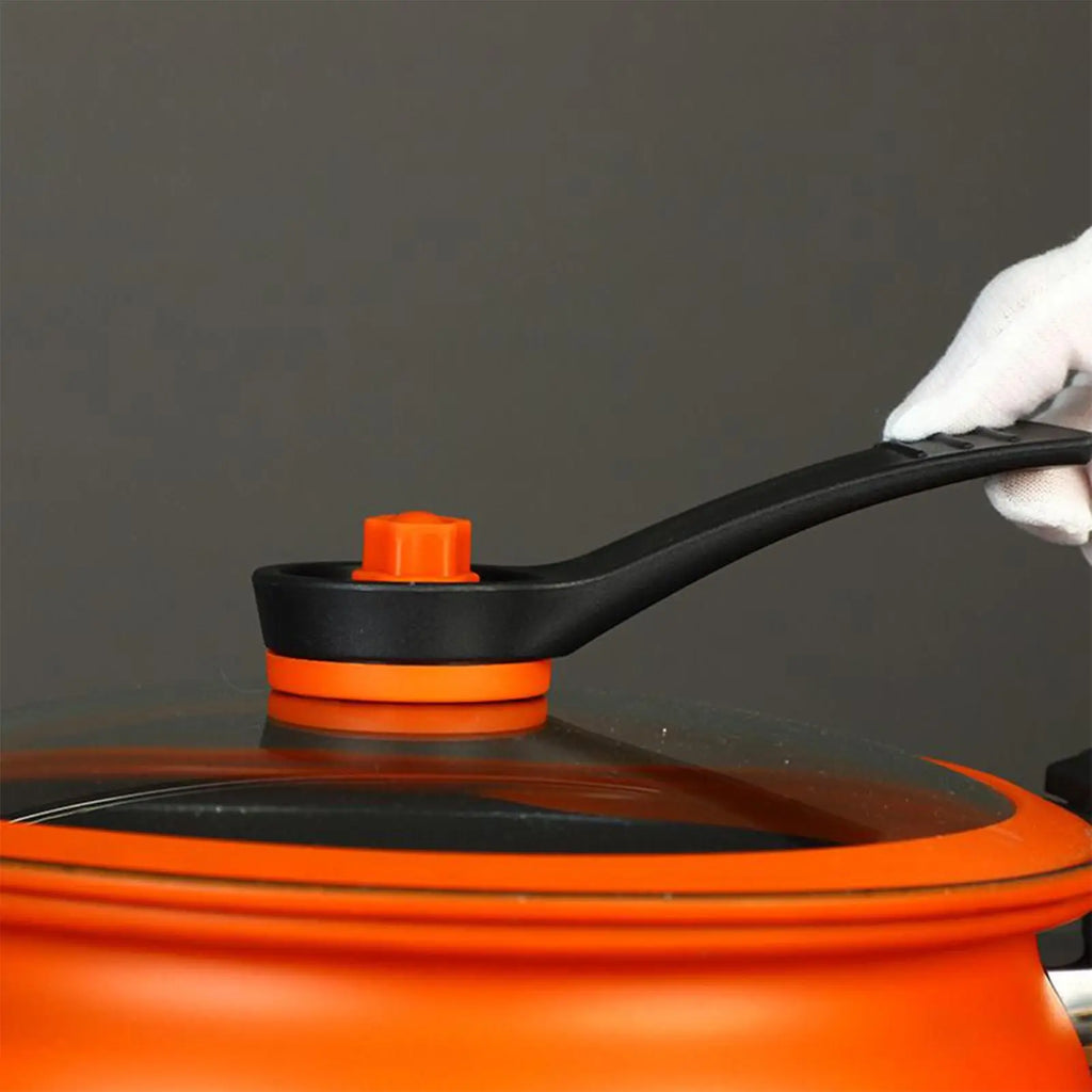 Cooking Pot Large Deep Cookware with Visible Lid Induction Pot Saucepan with Handles for Gas Ceramic Home Kitchen Restaurant