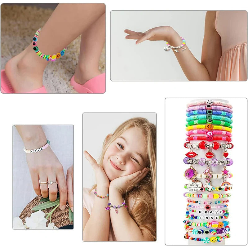 3400PCS Beads & Charms Jewelry Making Kit – DIY Friendship Bracelet Set