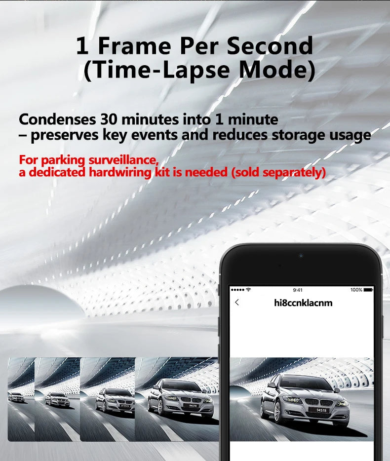Dash Cam Video Recorders 4K WiFi Mini Front Camera