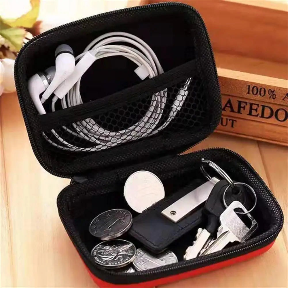 Travel Storage Bag Charging Case For Earphone