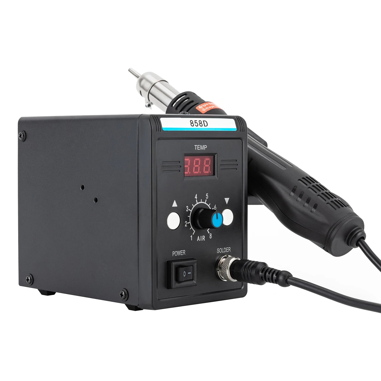 Rework Station for Electronics Repairing Desoldering Welding, 220V SMD 858D Hot Air