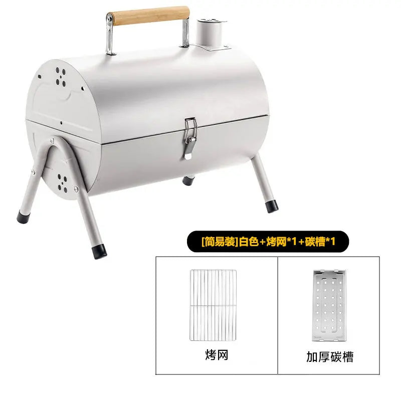 Chimney Grill Full Outdoor Camping Grill Portable Grill Double Sided Grill Charcoal Brother Stove