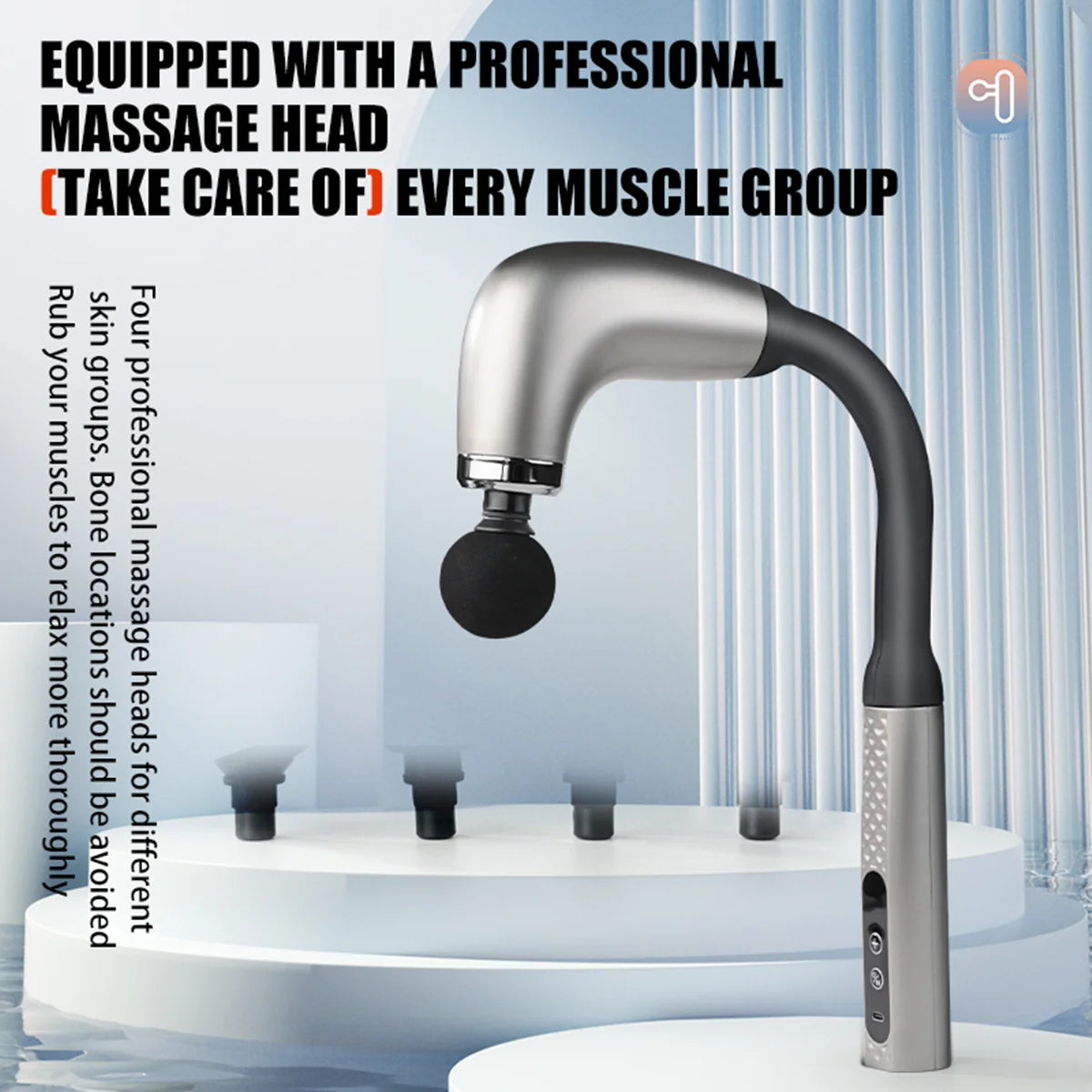 Electric Fascia Gun Massager Body Relaxation Trigger Point Massage Machine