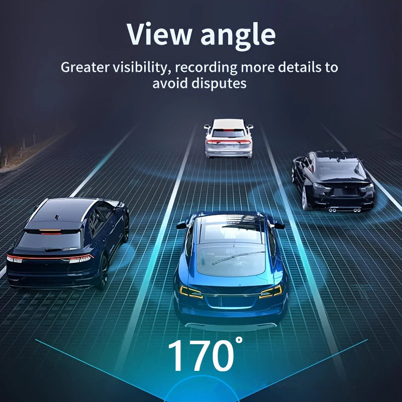 Dash Cam Front and Inside with WiFi 1080P Dual  – Car Camera with IR Night Vision,