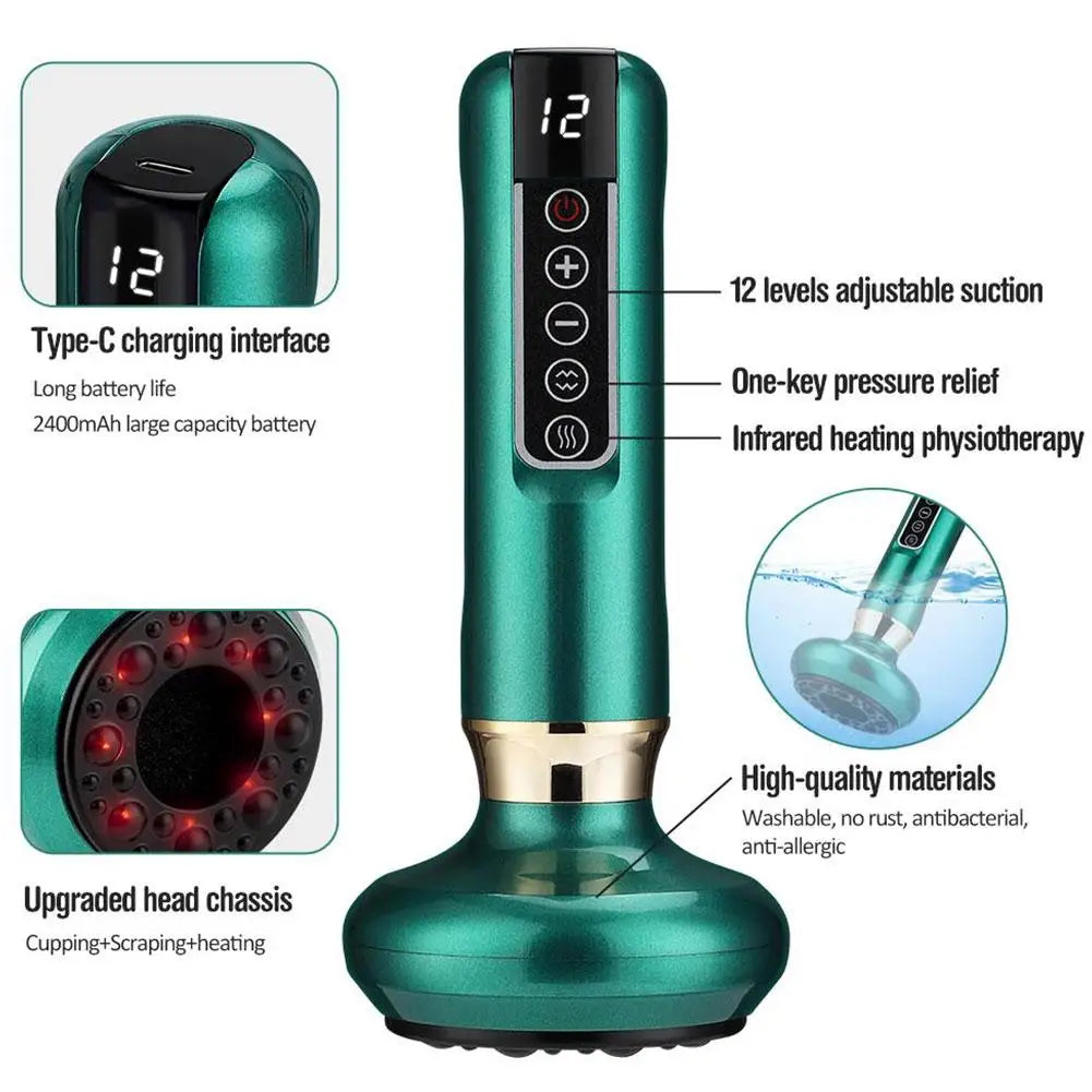 Massager Cupping Machine Rechargeable Body Sculpting Tool